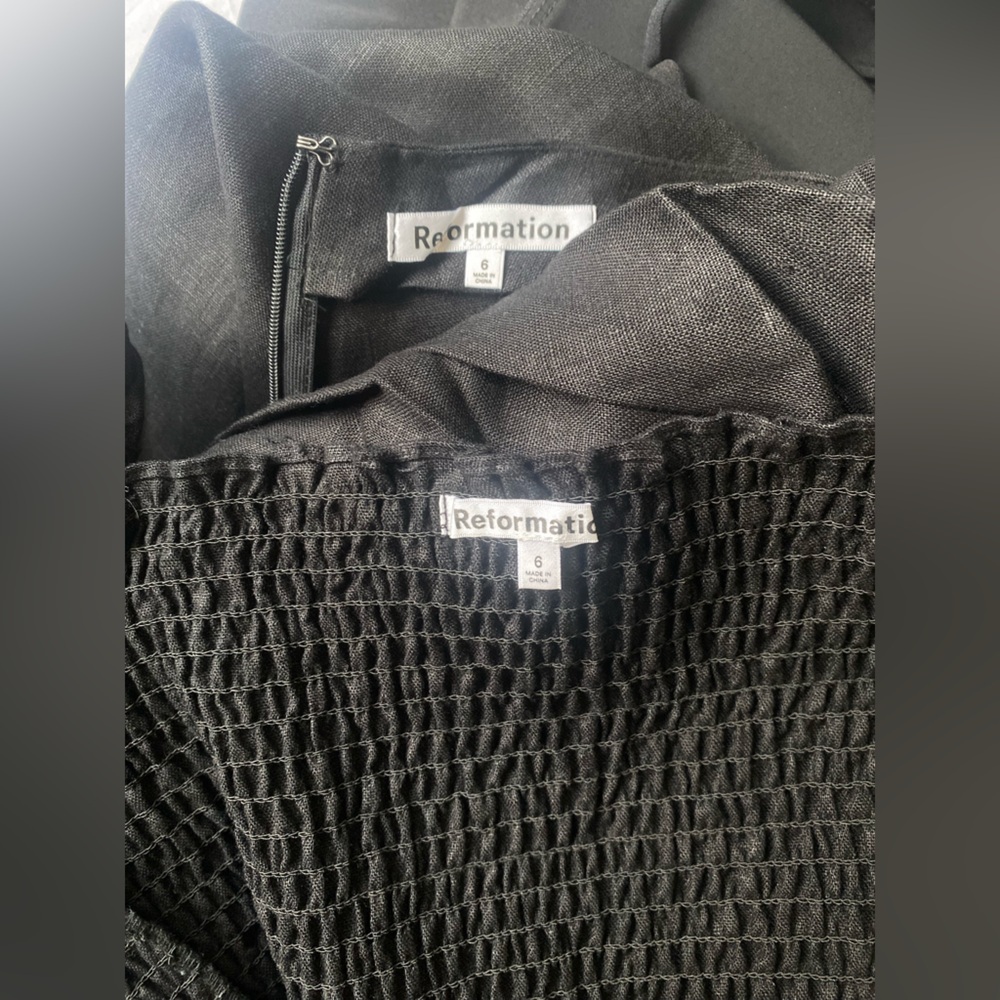 New Reformation Scarlett Linen Two Pieces - Picture 9 of 11